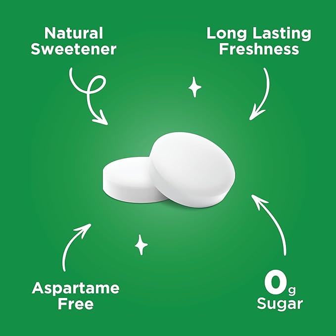 PUR Mints | Aspartame-Free | Made with Xylitol | Sugar-Free, Vegan, Gluten-Free & Keto Friendly | Natural Spearmint Flavor, 30 Pieces (Pack of 12)