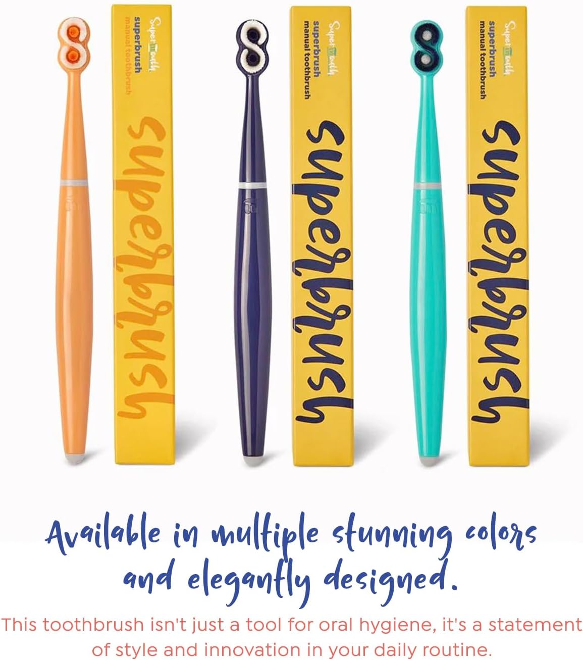 SuperMouth® SuperBrush Jr.® Kids Manual Toothbrush – Soft Patented SuperBristles® Clean Baby Teeth 30X Better, Gentle Plaque Removal, Augmented Reality Teaches Proper Brushing