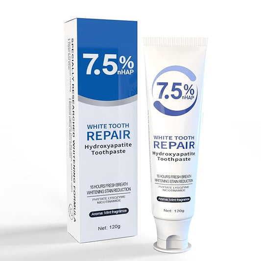 Hydroxyapatite Toothpaste, Nano Hydroxyapatite Toothpaste for Enamel Protection and Tooth Strengthening, Fresh Mint Flavor, Promotes Fresh Breath, Daily Use for Oral Health 1 Pack