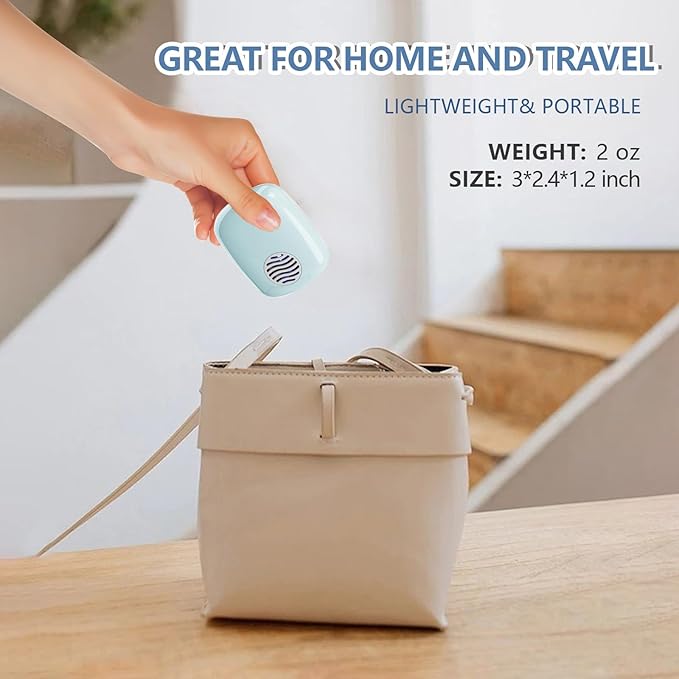 UV-C Toothbrush Sanitizer Cover Case and Holder Electric Travel Toothbrush Cover with Holder for Any Toothbrush Head Rechargeable Toothbrush Travel Case Blue
