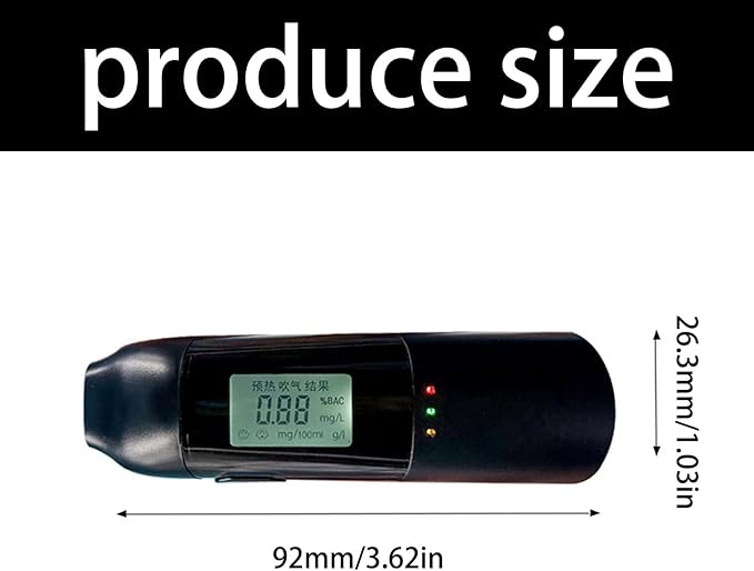 Breathalyzers Professional-Grades Accuracy Portable Breath Alcohols Tester for Personals & Professional Use