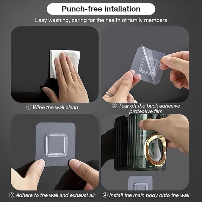 Light Luxury Toothpaste Squeezer, Automatic Toothpaste Squeezer, Toothpaste Dispenser, Household Wall Mounted Non-Punching Squeezer Toothbrush Holder Saves Toothpaste for Home (3pcs)