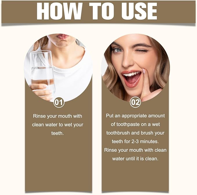 Tooth Refresh Toothpaste, Fresh Breath Whitening Toothpaste, Natural Oral Care & Enamel Repair, Helps Remove Coffee, Tea & Wine Stains, Fresh Minty Gel 2-Pack