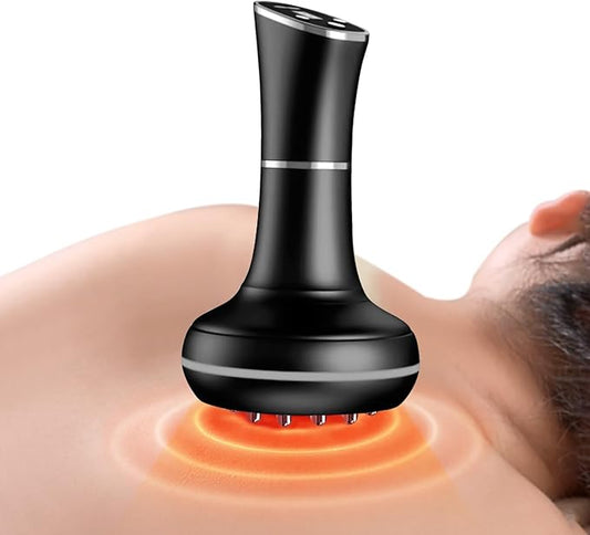 4 in 1 Leg Massager for Lymphatic Drainage, 2025 New Hand Held Cleanse Massager for Edema, Rechargeable Heating Vibration