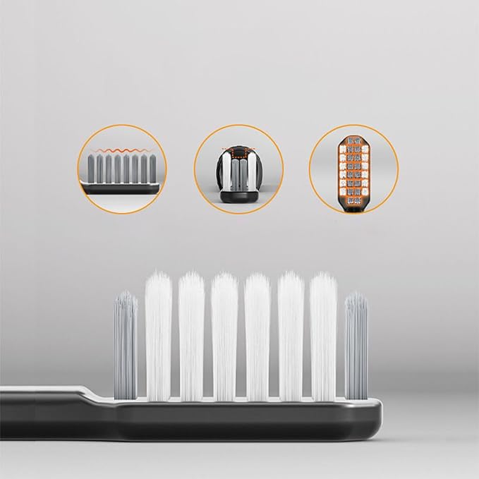 Orthodontic Toothbrush - Folding Portable Travel Toothbrush | Soft Bristle Braces Cleaning Set | Care Solution Sensitive Gum Support for Adults, Kids, Business Trip Daily Multiple Used