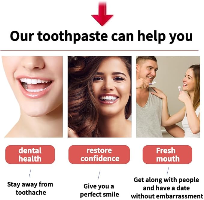 2 Pcs SP10 Probiotic Whitening Toothpaste, Deep Cleaning Care Remove Yellow Tooth Stains, with Probiotic Oral Health Management, Fresh Breath.