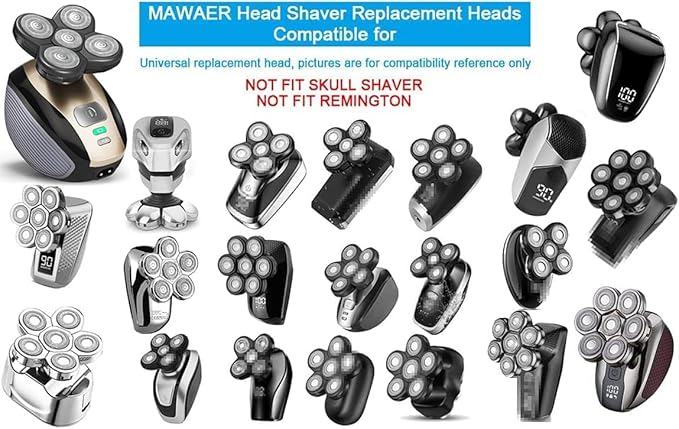 Universal Upgrade 8 Heads Shaver Replacement Blades Compatible With Freedom Series and Most Mainstream Brands
