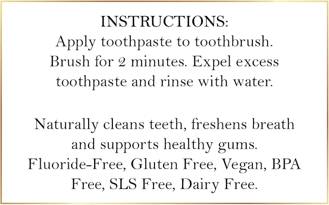 Fluoride Free Brightening Natural Toothpaste Mint Adult 5.3 oz (150g) by Cocó March