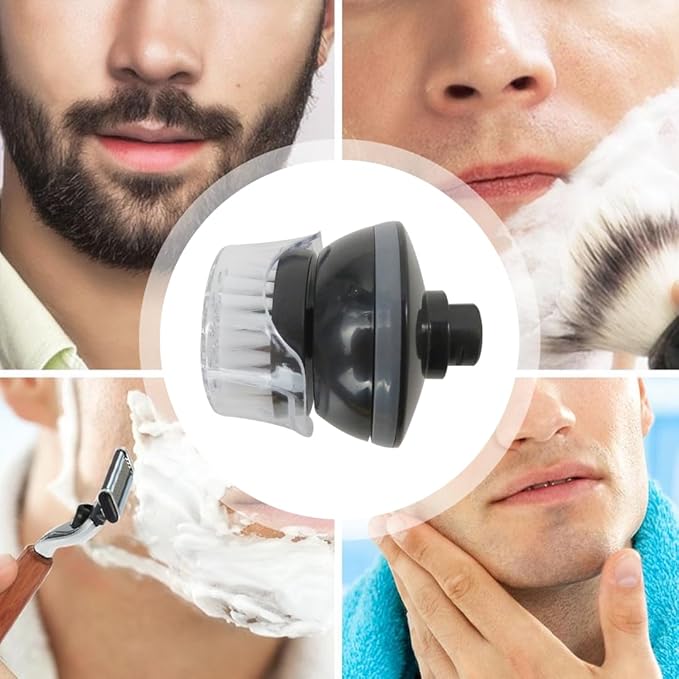 Life Girl Star New Shaver Cleansing Black Face Brush Replacement for Philips Norelco Shaver Cleansing Black Face Brush Series 9000 and 7000 - Great Cleaning Brush Attachment for Smooth Skin