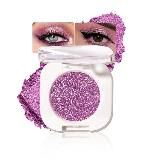 Pearlescent mini Eyeshadow Highly Pigmented Blend Matte & Shimmer EyeShadow,Cream Moisturizing Waterproof&Long Lasting Eye Makeup Natural Luminous Makeup Look (B08, 1 Count (Pack of 1))