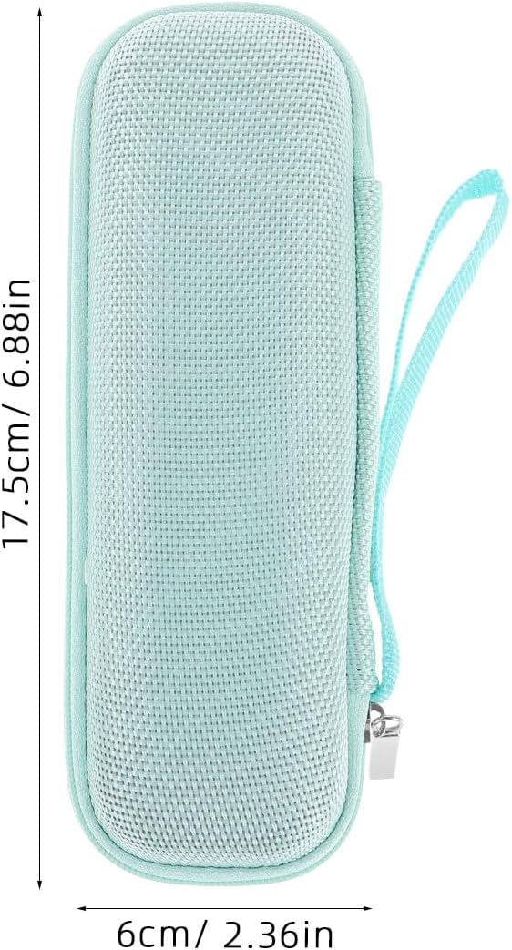 Portable Electric Toothbrush Travel Case Hard Protective Storage Box with Cable Organizer Pouch Lightweight Green for Outdoor and Daily Oral Care