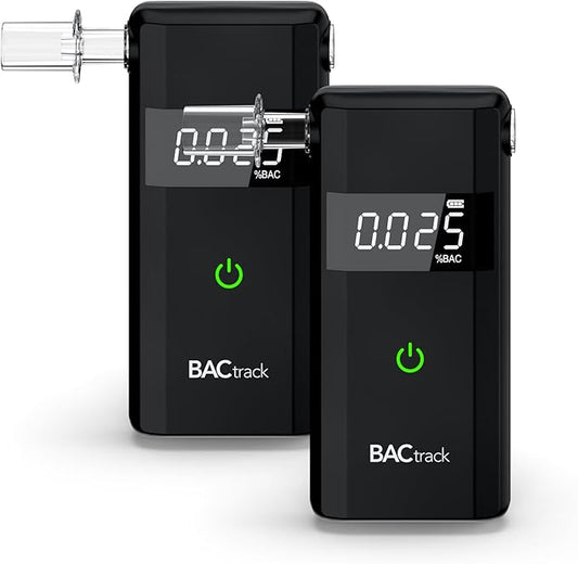 BACtrack Scout Breathalyzer (2 Pack) | Professional Grade Accuracy | Portable Breath Alcohol Tester for Personal & Professional Use