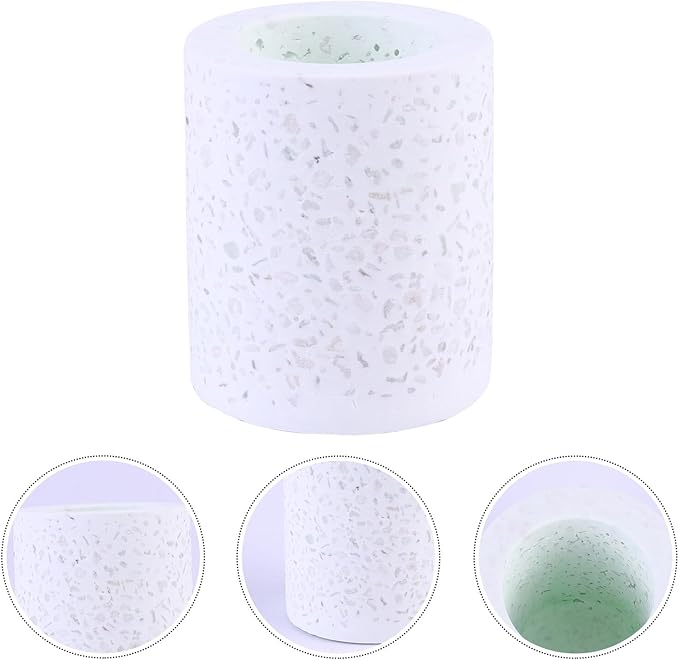 Diatomite Toothbrush Holder Stand with Strong Water Absorption Practical Drying Toothbrush Organizer for Bathroom Counter Absorbent Diatom Mud Material Suitable for Shower and