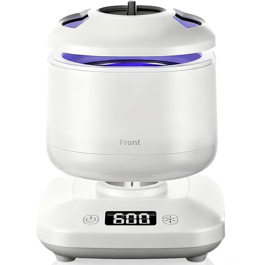 Retainer Cleaner Machine, Jewelry Cleaner Ultrasonic machine for Mouth Guards, Jewelry, Rings, Invisalign Cleaner, Detachable Design with Digital Timer & 4 Cleaning Modes, 2025