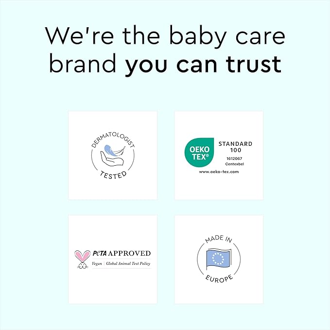 LILLYDOO Baby Diapers - Size 2 (9-18 lbs), Half-Monthly Supply (102 Count), Leak Protection, Skin-Friendly, Ultrasoft, Perfume- & Chlorine-Free, Hypoallergenic, dermatologically Tested, Oeko-TEX®