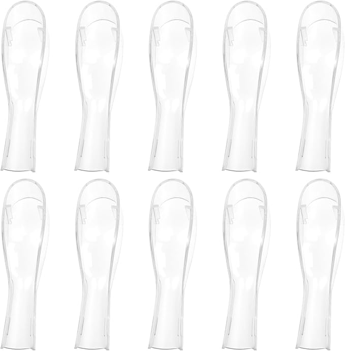 Electric Toothbrush Head Covers 10Pcs Set Dustproof Toothbrush Protection Caps Compatible Electric and Manual Brushes for Outdoor and Home Use