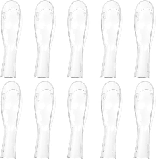 Electric Toothbrush Head Covers 10Pcs Set Dustproof Toothbrush Protection Caps Compatible Electric and Manual Brushes for Outdoor and Home Use
