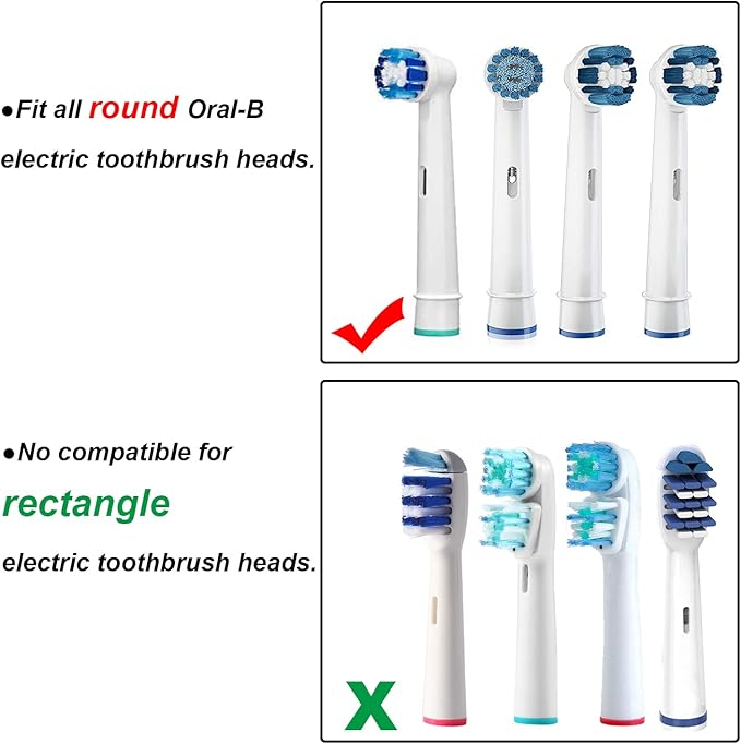 Toothbrush Cover for Oral-b, Electric Toothbrush Replacement Heads Cover for Home and Travel (8 Pcs)