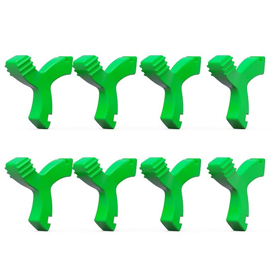 Chewies for Invisalign Aligner, DLENP 8 PCS Y-Shaped Chewies for Aligner Trays Seater Orthodontic Munchies for Invisalign(8 Pcs Green/Mint Flavor)