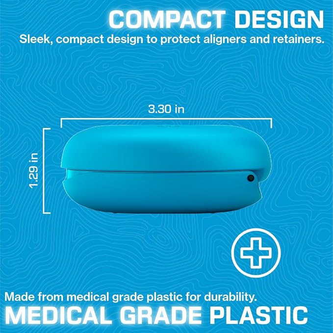 INVISALIGN Aligner Mandibular Advancement Case, Blue