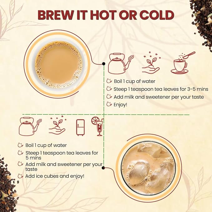 Darsam Masala Chai - 17.6oz (500g) | Premium Assam Black Tea with Cardamom, Cinnamon, Cloves, Ginger & Black Pepper | Freshness Locked in Airtight PET Jar | Non-GMO & Gluten-Free