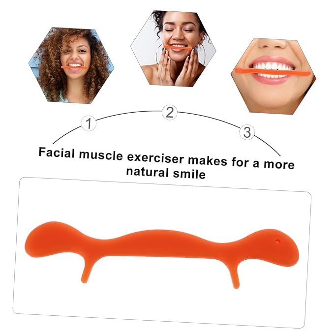 Smile Trainer Silicone Corrector Tool Oral Clarity Aid Chin Cheek Exercise