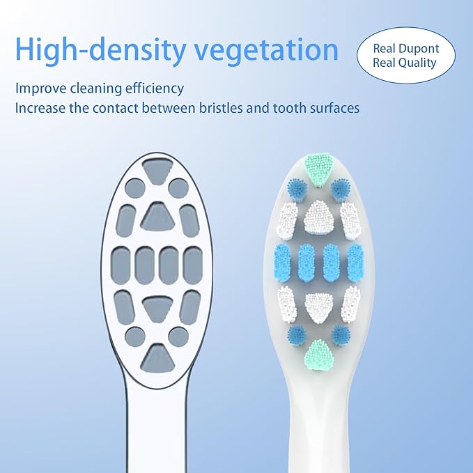 Replacement Toothbrush Heads for Philips Sonicare Replacement Heads, Electric Replacement Brush Head Compatible with Phillips Sonicare Electric Toothbrushes, 8 Pack