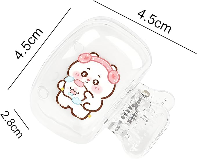Upgrade Travel Toothbrush Head Covers Toothbrush Protector Cap Brush Pod Case Protective Portable Plastic Clip for Household Travel, Bathroom, School, Camping, Business (G, 2 Pack)