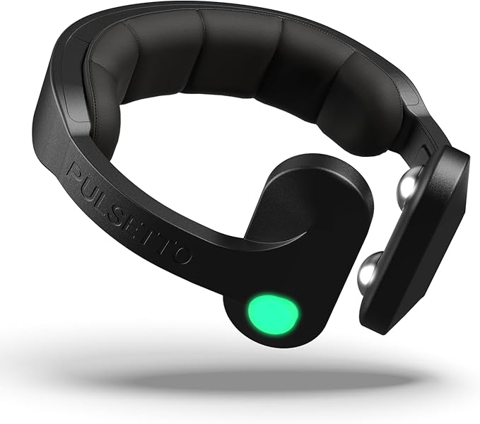 Pulsetto FIT Wellness Wearable with Vagus Nerve Support – Patented Neuro Technology for Relaxation, Stress Balance, Focus, and Restful Sleep