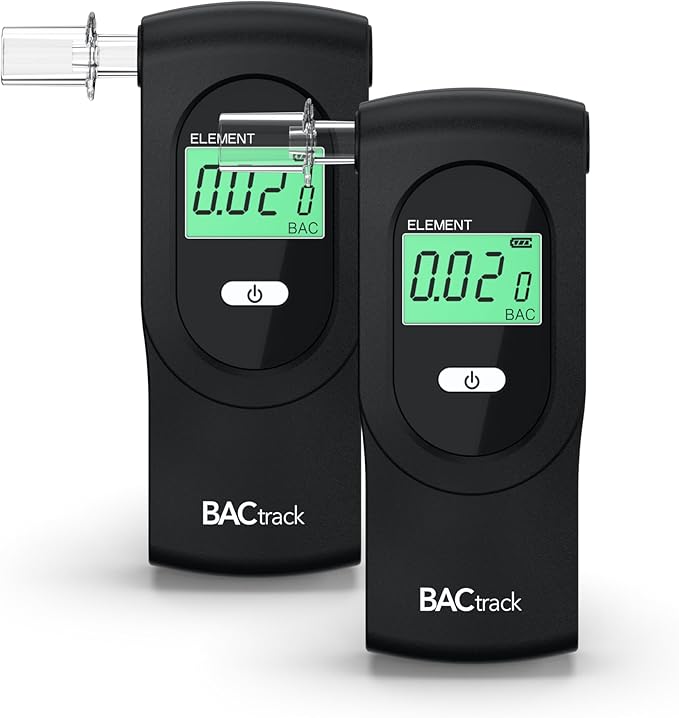 BACtrack Element Breathalyzer (2 Pack) | Professional-Grade Accuracy | DOT & NHTSA Compliant | Portable Breath Alcohol Tester for Personal & Professional Use