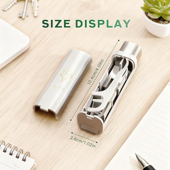 Portable Floss Dispenser with 100 Pcs Dental Floss, Dental Floss Dispenser Dental Floss Picks Case, Automatic Floss Dispenser Floss Organizer for Family Travel (3pcs)