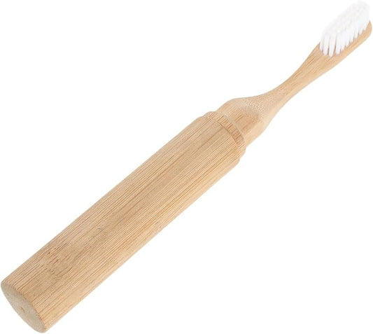 Soft Bristles Toothbrush for Adults Foldable Portable Travel Toothbrush with Handle Gentle Cleaning Bristles Comfortable Grip for Men and Women