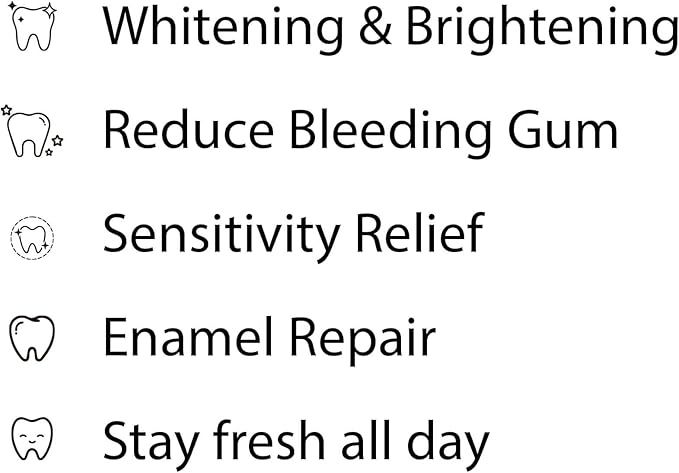 Hydroxyapatite Toothpaste for Gum Health - Fluoride Free Formula Reduces Bleeding Gums & Gingivitis, Repairs Enamel, Whitens Teeth, Soothes Sensitivity, SLS Free Plaque Remover, Mint 3.52oz