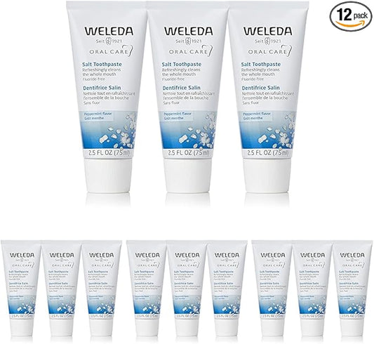 Weleda Natural Salt Toothpaste. 2.5 Fluid Ounce (Pack of 12)