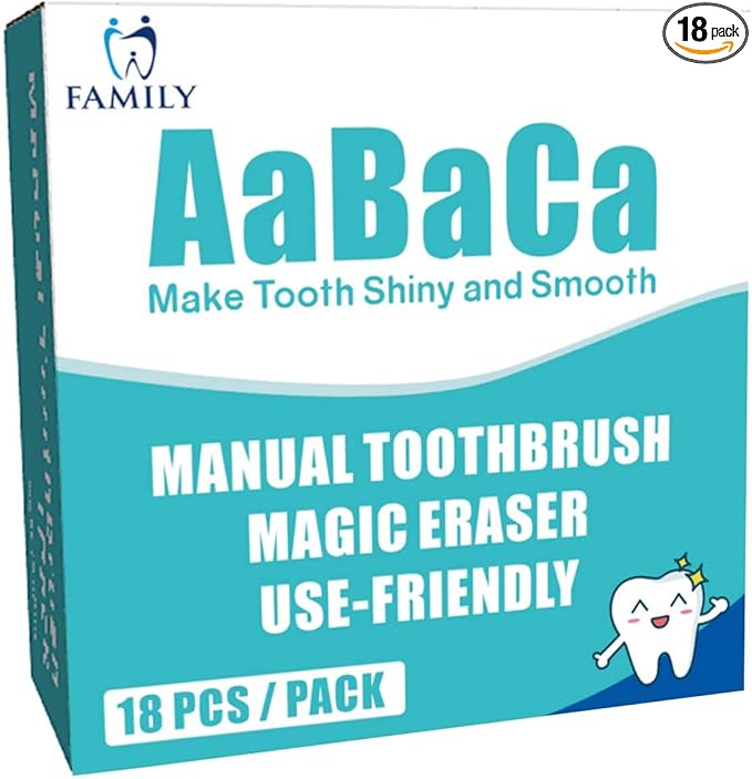 Teeth Whitening Brush Pen Adults Kids Toothbrush 18 Counts Remove Years Surface Stains Keep Pearly White Sparking