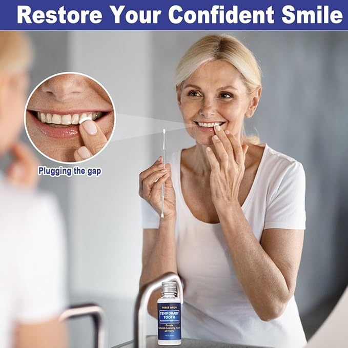 Temporary Tooth Provisional Kit - DIY Heat Beads for Missing or Broken Teeth, Dental Restoration & Replacement