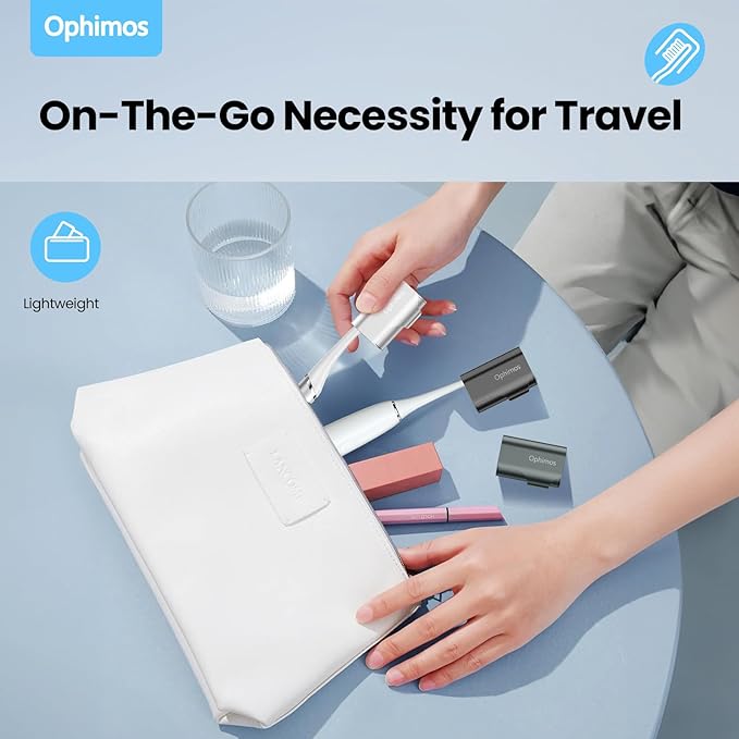 Aluminum Alloy Toothbrush Head Cover/Cap/Protector Case,Travel Toothbrush Covers Long-lasting Toothbrush Head Caps for Most Electric/Manual Brushes, 2 Count