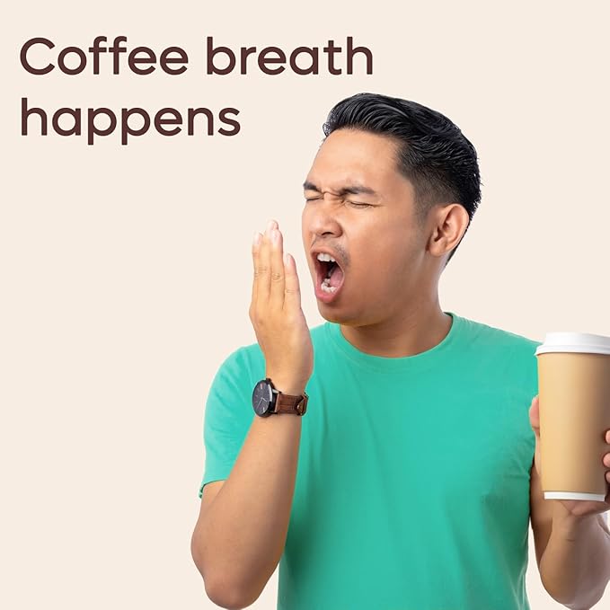 PostBrew Mints Xylitol After Coffee SuppleMINT 30-Count Sugar-Free Peppermint Coffee to Neutralize pH, Support Oral Health & Freshen Breath