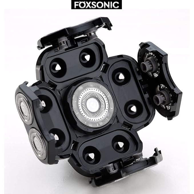 FOXSONIC Upgraded 9 Blade Body Shaver Replacement Heads for Many Brands Electric Razor