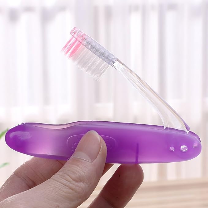 1pc Foldable Soft Hair Portable Toothbrush Travel Camping Hiking Outdoor Toothbrush