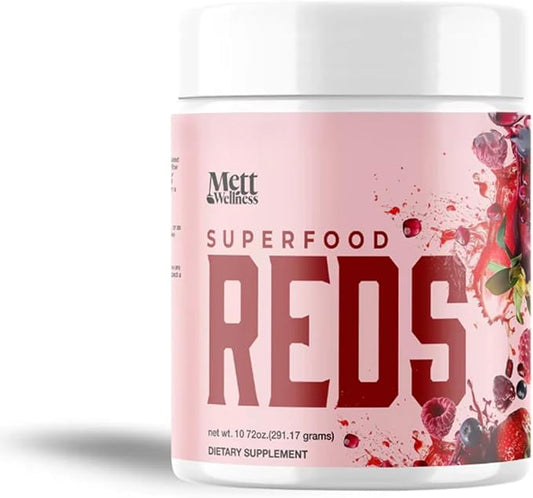 Superfood Reds | 10.72 oz Supplement Drink | with Vitamins A, C & E | Helps Maintain Nitric Oxide Levels | Supports Digestive Balance & Daily Vitality