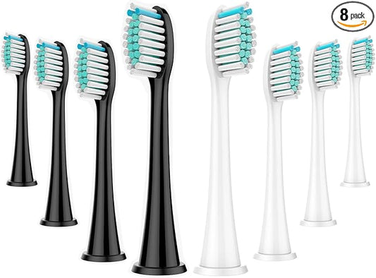 SYSMIC Replacement Toothbrush Heads Compatible with Philips Sonicare Electric Toothbrush 8 Pack