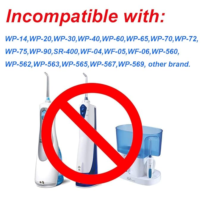 Flosser Replacement Tips Compatible with Waterpik Water Flosser Reach Flosser Refill Heads Replacement Heads, Compatible with Waterpik Oral Irrigator & Dental Flosser (Tongue Cleaner Tips)
