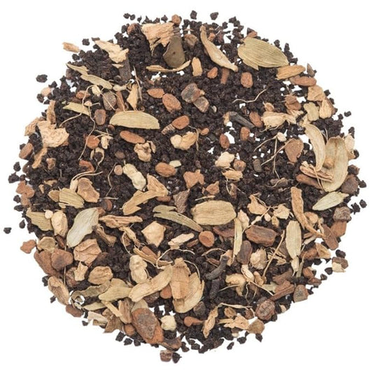 The Chai Box - All Chai'd Up - Premium Traditional Masala Chai Tea - Featured in Oprah's Favorite Things - Loose Leaf Black Tea w/ginger, clove, cinnamon, cardamom, and fennel - 6oz