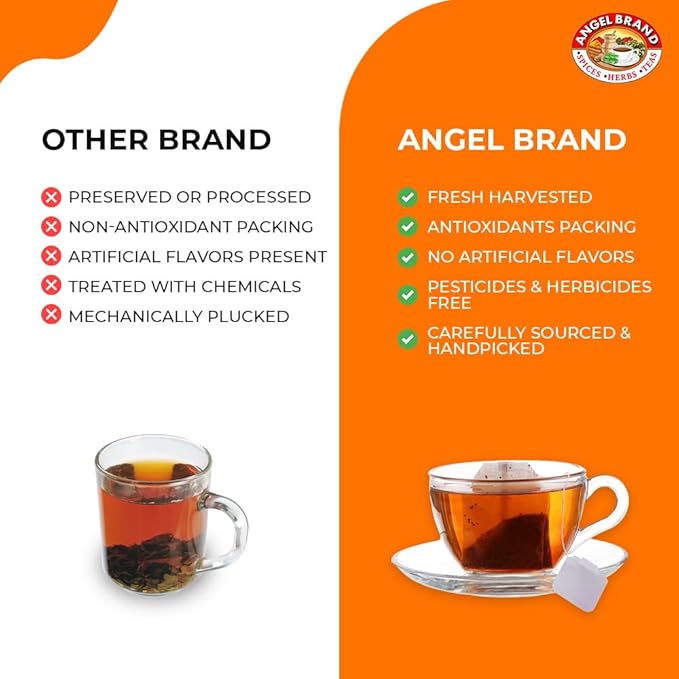 Angel Brand Cerasse Tea Bags Jamaican 24 – Bitter Melon Tea for Detox. - Most popular teas in Jamaica with Health Benefits and Delicious Flavor Profile