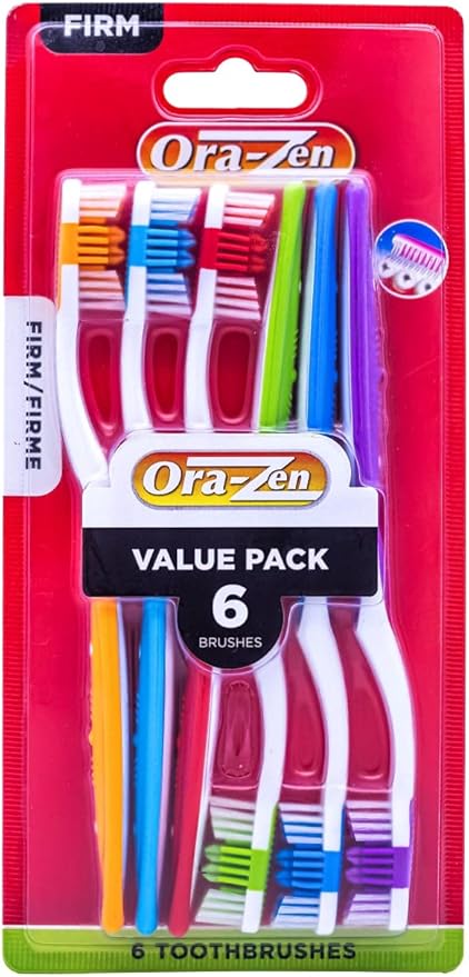 Orazen Extra Hard and Firm Bristle Adult Toothbrush 12-Count