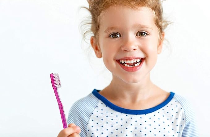28 Kids Prepasted Toothbrushes Individually Wrapped - Bubblegum Disposable Toothbrushes - Great for Sleepovers, Travel (28 Pack)