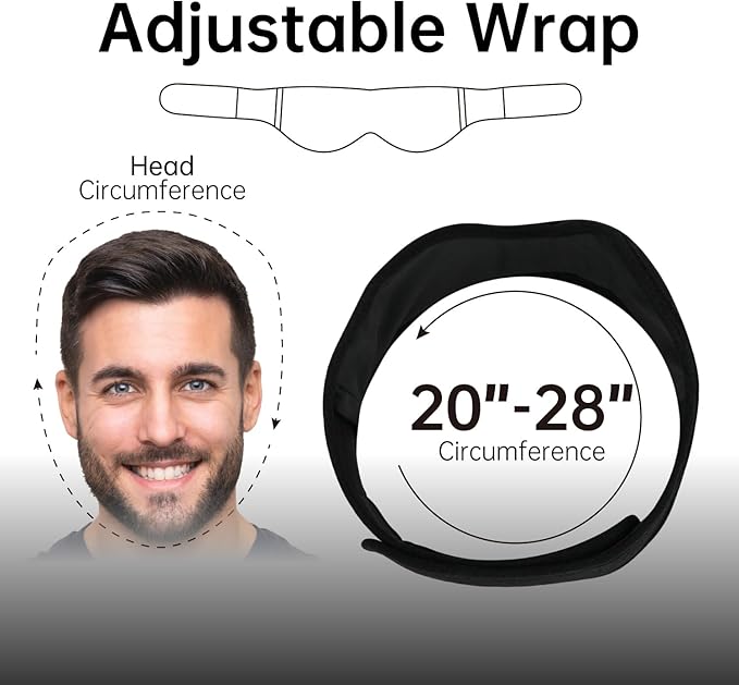Wisdom Teeth Ice Pack Head Wrap Jaw Face Ice Pack with 4 Gel Packs for Wisdom Teeth Removal Extraction Toothache Pain Relief Facial Face Oral Surgery TMJ Tonsillectomy Recovery Cosmetic Procedure