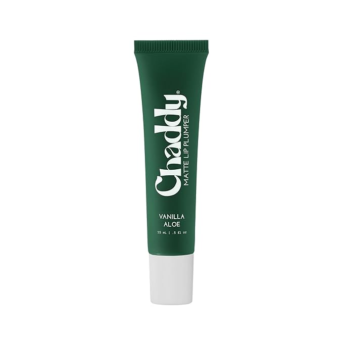 Chaddy Matte Lip Plumper - Hydrating Lip Plumper with Hyaluronic Acid | Plumping Lip, Natural Lip Care and Enhancer - 0.5 fl.oz (Vanilla Aloe)