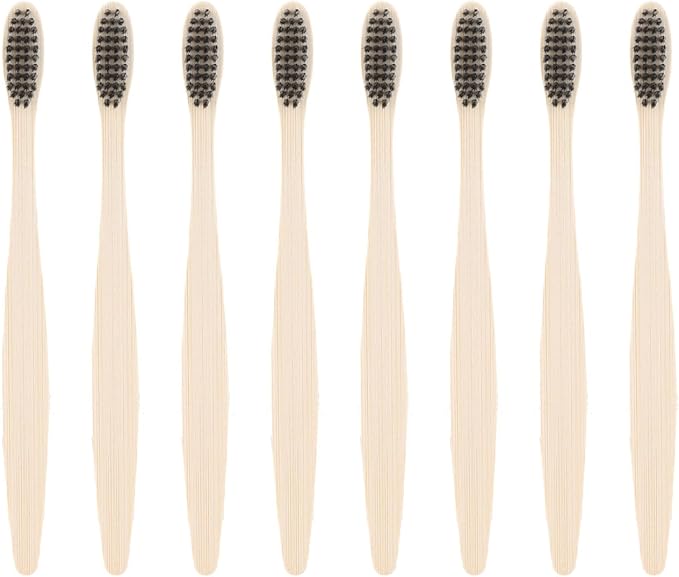 Yinhing Bamboo Toothbrush, Soft for Sensitive Gums with Grip Handle, Sustainable Toothbrush for Adults and Kids (1)